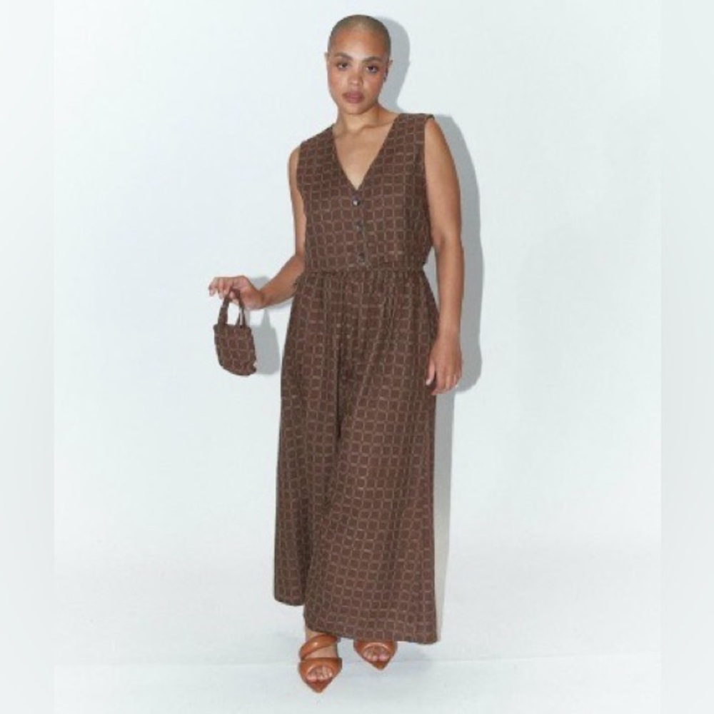 Fashion Brand Company Orphan Print Cotton Vest and Pants Set